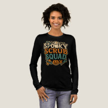 Spooky Scrub Squad Nurse Halloween Ghost