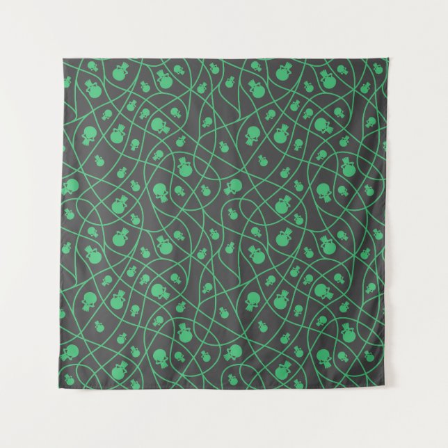 Spooky Seamless Pattern A (Style: 1) Tapestry (Front)