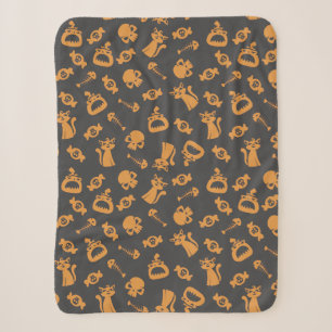 Spooky Seamless Pattern C (Style: 2) Sherpa Blanket