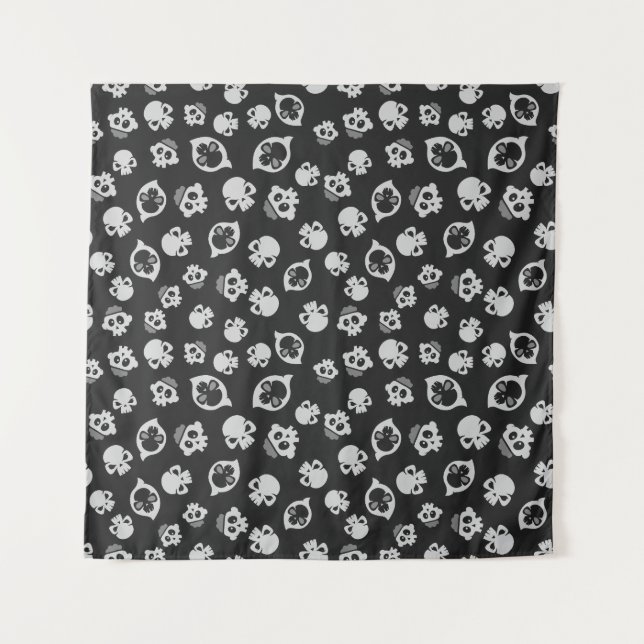 Spooky Seamless Pattern D (Style: 3) Tapestry (Front)