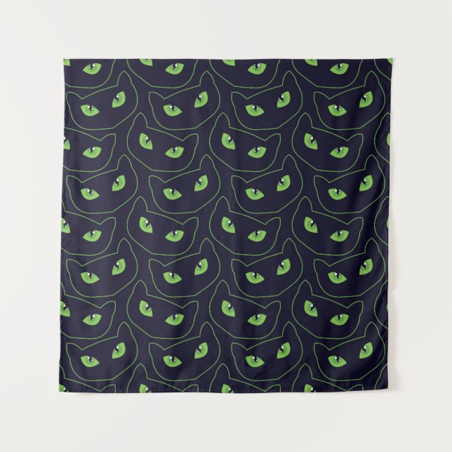 Spooky Seamless Pattern F (Style: 1) Tapestry (Front)