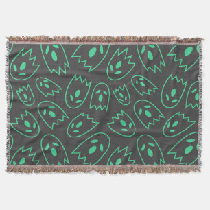 Spooky Seamless Pattern H (Style: 2) Throw Blanket