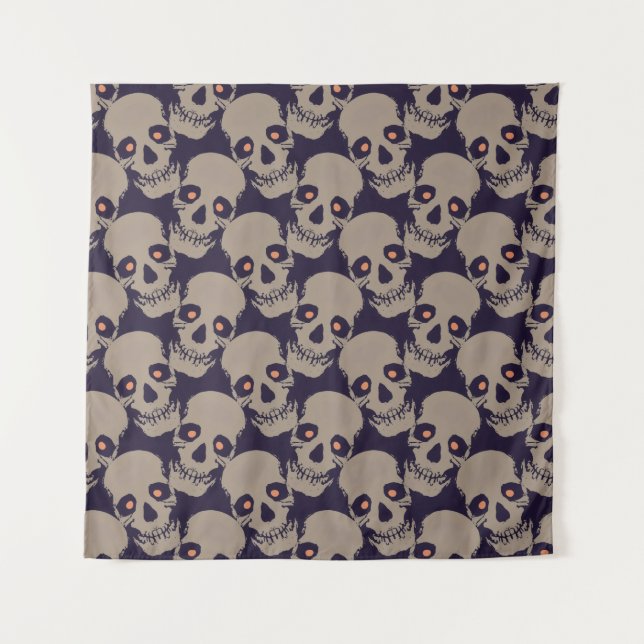 Spooky Seamless Pattern J (Style: 1) Tapestry (Front)