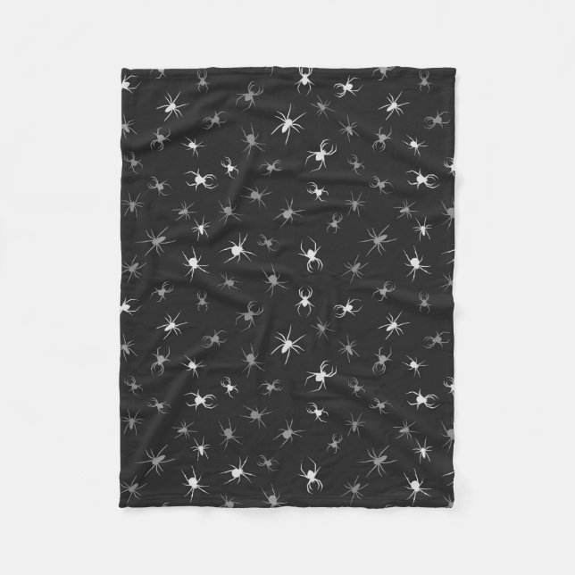 Spooky Seamless Pattern L (Style: 1) Fleece Blanket (Front)
