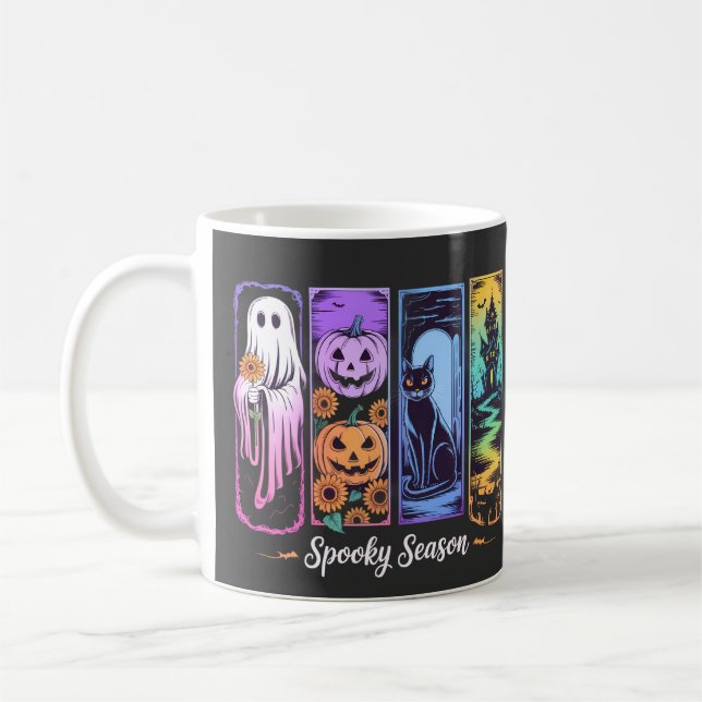 Spooky Season 4 panel Coffee Mug (Left)