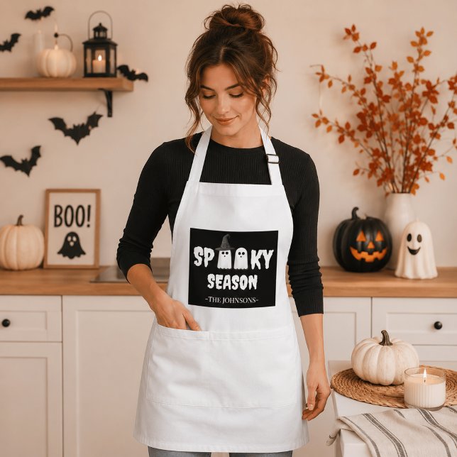 Spooky Season Apron – Funny Halloween Kitchen Gift (Creator Uploaded)