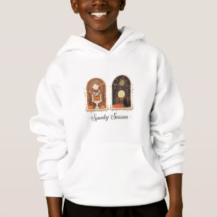 Spooky Season Arched Windows Hoodie Halloween