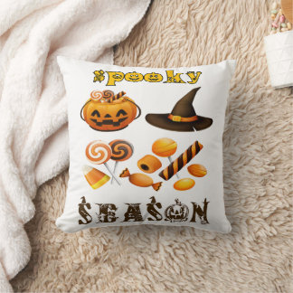spooky season  Artwork thumbnail, Happy Halloween  Cushion