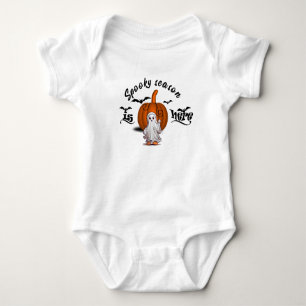 Spooky season baby bodysuit