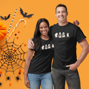 Spooky season Black dog Halloween T-Shirt
