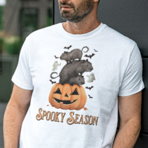 Spooky Season Capybara Halloween Funny T-Shirt