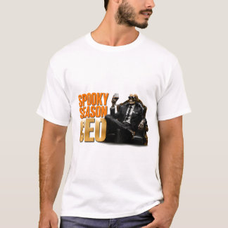 💼 Spooky Season CEO Funny Halloween Boss Quote 🎃 T-Shirt