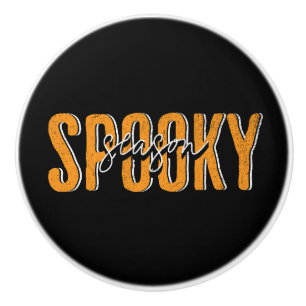 Spooky season ceramic knob