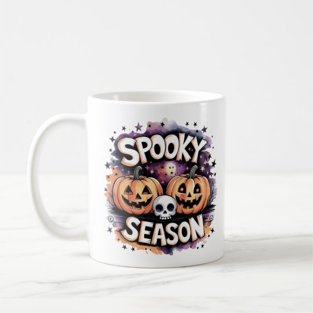 Spooky season coffee mug (Left)