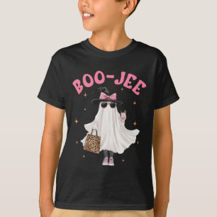 Spooky Season Cute Ghost Funny Halloween Boujee Bo T-Shirt