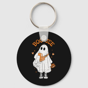 Spooky Season Cute Ghost Halloween Boujee Boo Jee Key Ring