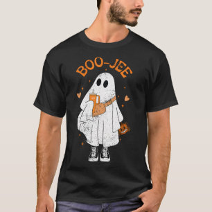 Spooky Season Cute Ghost Halloween Boujee Boo Jee  T-Shirt