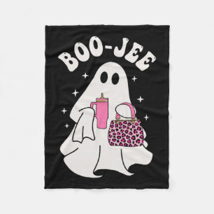 Spooky Season Cute Ghost Halloween Costume Boo-jee Fleece Blanket