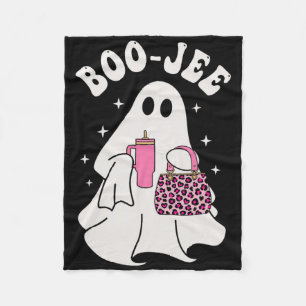 Spooky Season Cute Ghost Halloween Costume Boo-jee Fleece Blanket