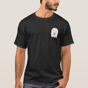 Spooky Season Cute Little Ghost Boba Tea Halloween T-Shirt