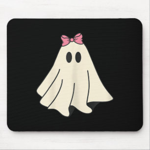 Spooky Season Cute Retro Ghost Halloween Costume Mouse Mat