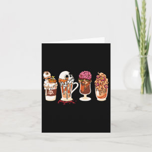 Spooky Season Fall Coffee Horror Movie And Coffee Card