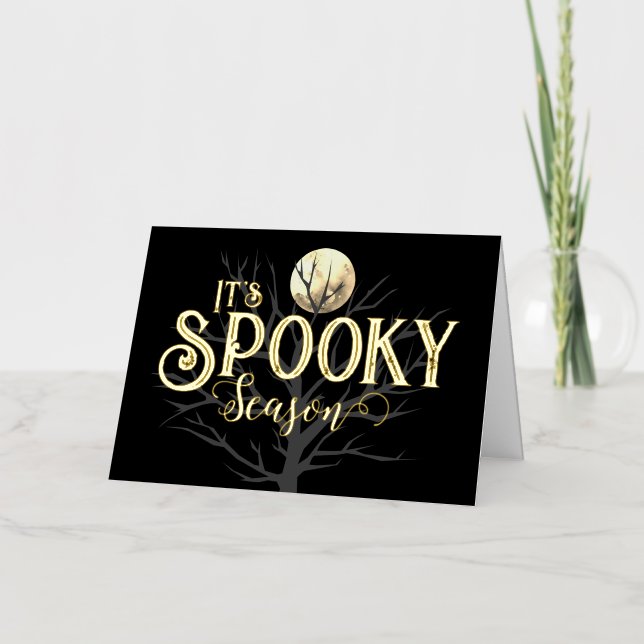 Spooky Season foil Card (Front)