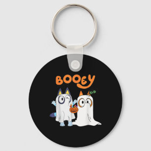 Spooky Season Funny Ghost Booey Halloween For Men Key Ring