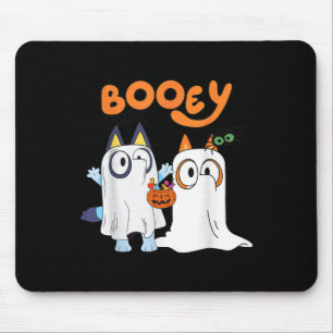 Spooky Season Funny Ghost Booey Halloween For Men Mouse Mat