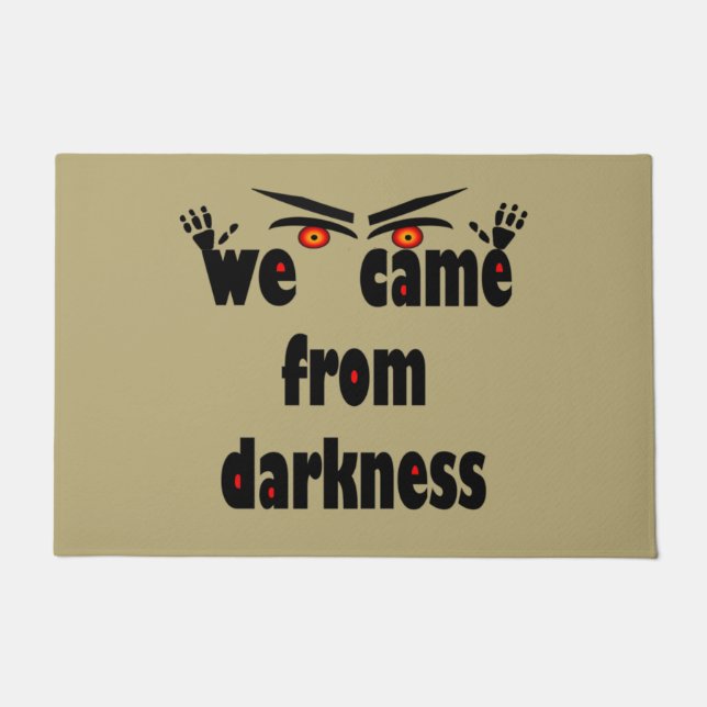 Spooky season funny Halloween Doormat (Front)