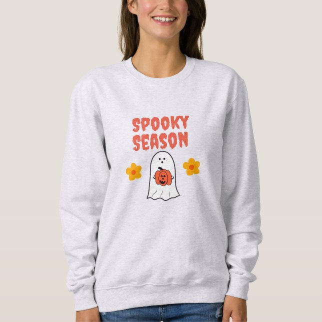 Spooky Season Ghost Sweatshirt (Front)