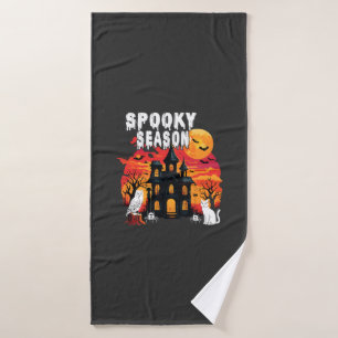 Spooky Season Halloween (2) Bath Towel