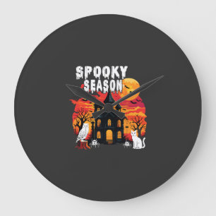 Spooky Season Halloween (2) Large Clock