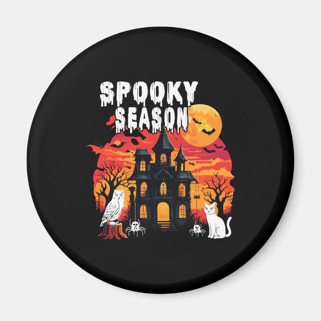 Spooky Season Halloween (2) Magnet (Front)