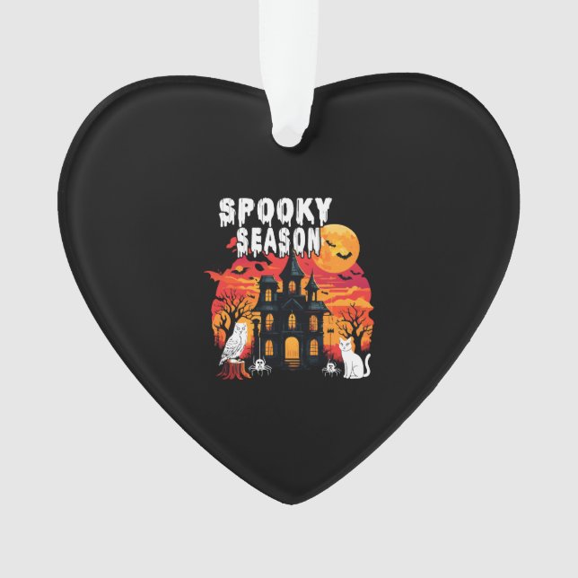 Spooky Season Halloween (2) Ornament (Front)