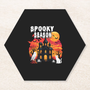 Spooky Season Halloween (2) Paper Coaster