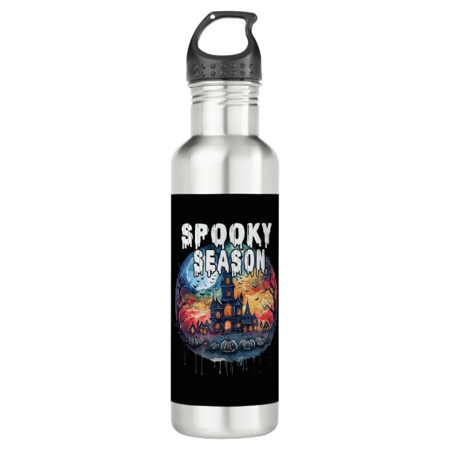Spooky Season Halloween 710 Ml Water Bottle (Front)