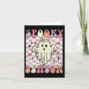 Spooky Season Halloween Costume Card