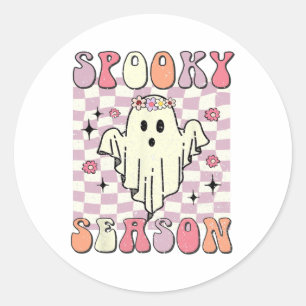 Spooky Season Halloween Costume  Classic Round Sticker