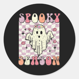 Spooky Season Halloween Costume Classic Round Sticker