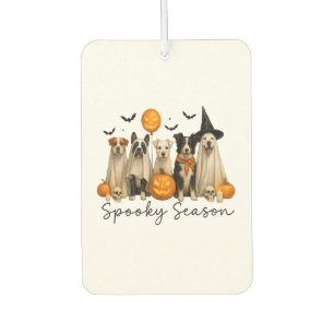 Spooky Season Halloween Dog Car Air Freshener