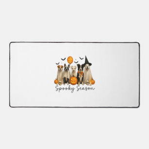 Spooky Season Halloween Dog Desk Mat
