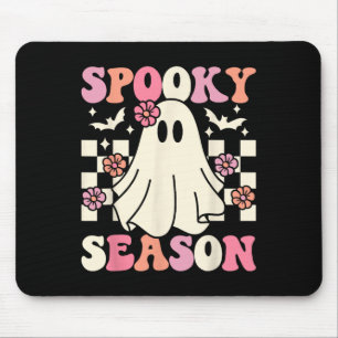Spooky Season Halloween Ghost Costume Retro Groovy Mouse Mat