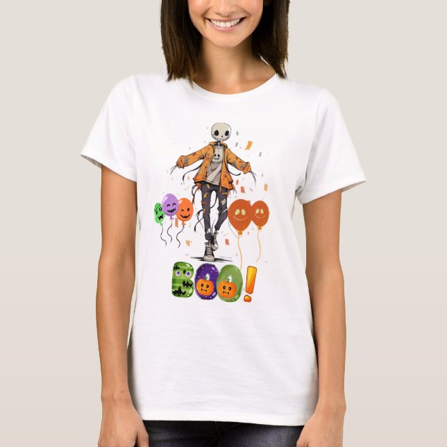 Spooky Season, Halloween Ghost s t-shirt, Hallowee T-Shirt (Front)