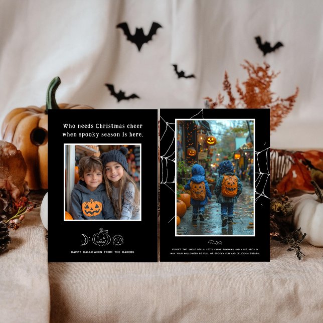 Spooky Season Halloween Photo Card (Creator Uploaded)