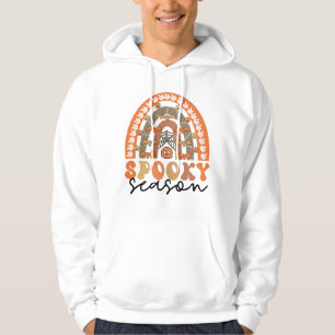 Spooky Season Halloween Rainbow Fall Hoodie