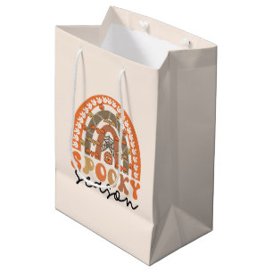 Spooky Season Halloween Rainbow Fall Medium Gift Bag