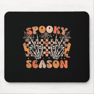 Spooky Season Halloween Skeleton Costume Retro Gro Mouse Mat