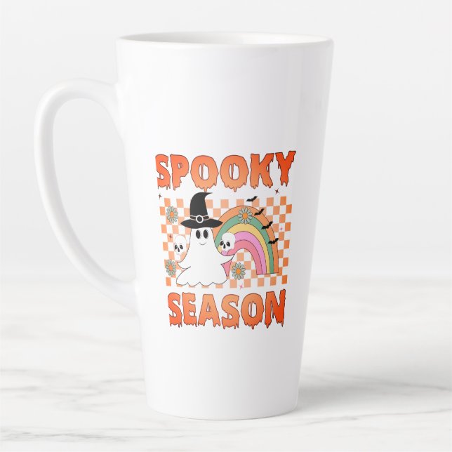 Spooky Season Halloween Vibes-45634 Latte Mug (Left)