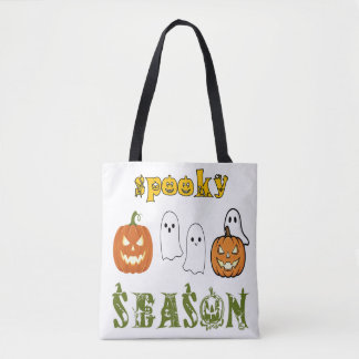 spooky season Happy Halloween Tote Bag
